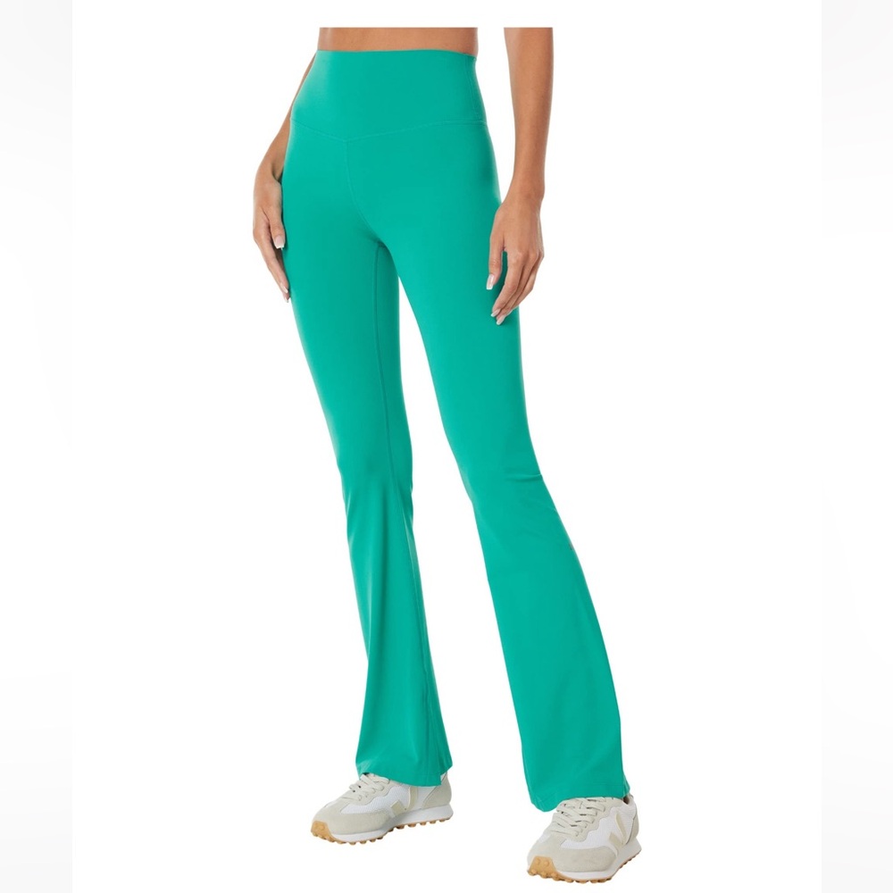 Splits59 Racquel High-Waist Airweight Flare in Lagoon